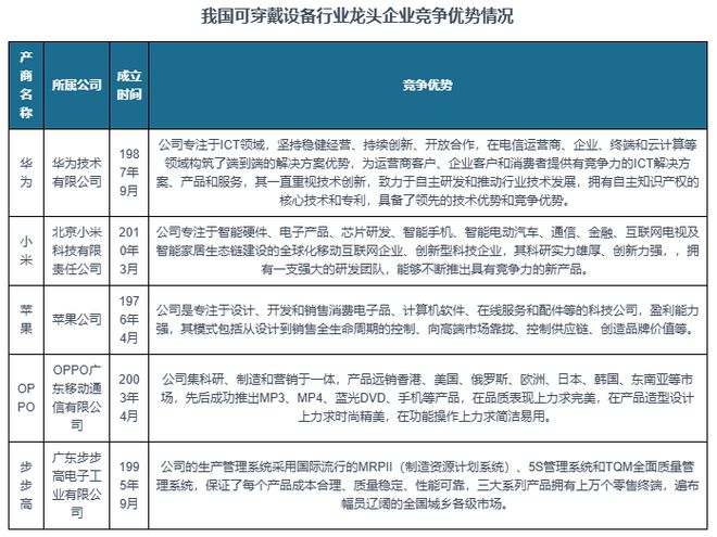 分析与投资前景研究报告（2024-2031）凯发k8国际娱乐首选中国可穿戴设备行业现状(图2)